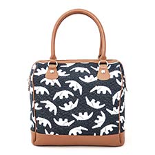 See more information about the Angiolina Satchel (Navy/White)